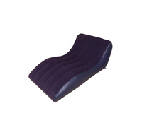 Canapé gonflable en forme de S, pliable et rangable, chaise longue gonflable individuelle pour l'extérieur