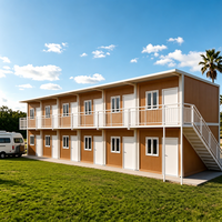 Maisons préfabriquées modernes en acier de 20 pieds pour bureaux, logements et magasins, ainsi que conteneurs de bureau détachables