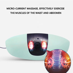 Percusión eléctrica <span class=keywords><strong>Lumbar</strong></span> tracción de calor masajeador de dolor de espalda cojín de masaje de cintura para aliviar el dolor camilla de espalda - Product Image 4