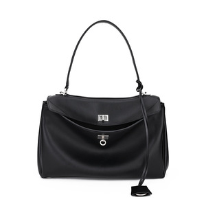 Bolso de Mano Plegable Marrón Plateado con Cierre, Bolso de Diseño para Mujer, Logotipo Dorado Personalizado, Bolso de Moda - Product Image 5