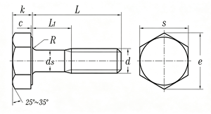 12.9 Grade Blackened Hex <b>Bolt</b> M12 M14 <b>M16</b> DIN 933High Strength for Automotive Chassis Engine Mount Assembly - Product Image 2
