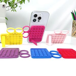 ที่วางโทรศัพท์ซิลิโคนแบบดูดแม่เหล็กที่จับแบบพับได้สะดวกรูปทรงหู - Product Image 3