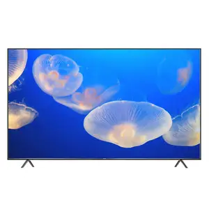 TV Pintar Tanpa Bingkai, Ramping 32 42 43 50 65 85 Inci 4K Layar Penuh HD Televisi 1080P LED Android