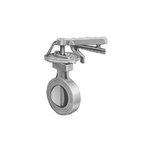 Vanne papillon série DKR en acier au carbone, à double embout, avec joint en caoutchouc PTFE pour température ambiante - Product Image 3
