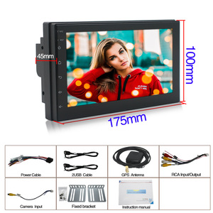 P9 7 Inch Car Head Unit Music <strong>System</strong> 2 Din <strong>Navigation</strong> BT Hands Free Call Car Stereo for Universal <strong>Automobile</strong> with Reverse Camera - Product Image 6