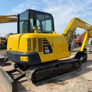 รถขุดขนาดเล็ก Komatsu PC56 มือสอง สภาพดีเยี่ยม รุ่นปี 2022 ความจุบุ้งกี๋ 0.2 ลูกบาศก์เมตร มอเตอร์ 36.4 กิโลวัตต์ น้ำหนักใช้งาน 6100 กิโลกรัม - Product Image 1
