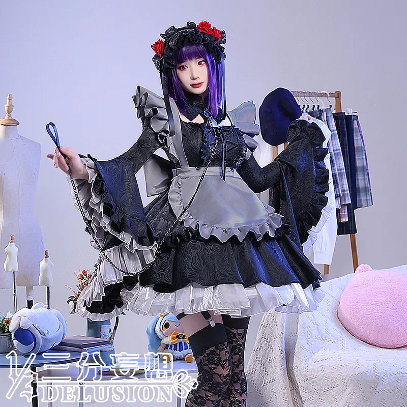 Kitagawa Marin Cosplay disfraces Anime My Dress-Up Darling mujeres Sexy Maid enfermera vestido trajes Halloween carnaval traje