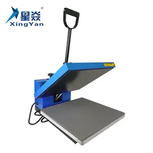 Xingyan Usine Vente en Gros 38x38 15x15 Plat Manuel Plancha Sublimation Presse à Chaud Impression T-shirt Machine