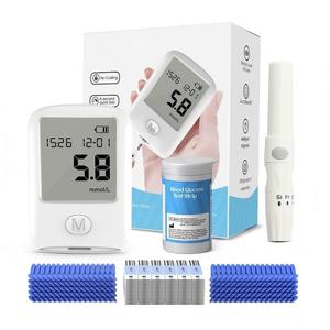 Moniteur de glycémie automatique portable, haute précision, <span class=keywords><strong>appareil</strong></span> de test de glycémie à domicile, mesure de la glycémie - Product Image 4