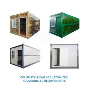 Casas Modulares Prefabricadas Modernas, Estructura de Acero, Espacio de Vivienda Portátil, Villa Pequeña de 2 o 3 Dormitorios, Casa Contenedor Plegable - Product Image 1