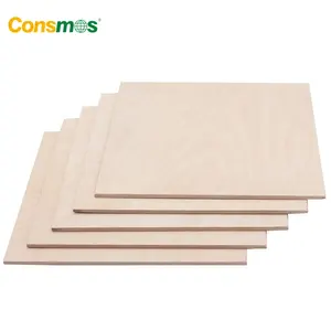 Custom Colored B/BB Birch Plywood 4mm 9mm 12mm 18mm For Laser