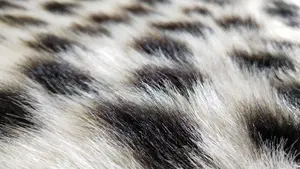 Большой размер черный белый леопардовый дизайн искусственный животный ковер