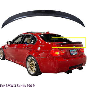 สปอยเลอร์หลังคาร์บอนไฟเบอร์ทรง P สำหรับรถ BMW ซีรีส์ 3 E90 4 ประตู/E90 M3 ปี 2004-2011 - Product Image 1