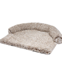Coussin de canapé pour chien en peluche douce, base antidérapante, lavable, durable, chaise de canapé pour animaux de compagnie, tapis de couchage pour chiens et chats
