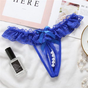 Sous-vêtements sexy en dentelle perlée pour femmes - Product Image 2