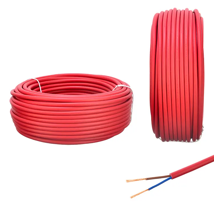 Top Quality VDE Standard H03VV-F 300/300V Flexible 2 Core Wire Copper Conductor for Home Appliance Electrical Power Cable
