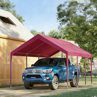 Abri de voiture de grande taille, abri de voiture portable résistant aux intempéries pour SUV, camping-car, camping, utilisation événementielle