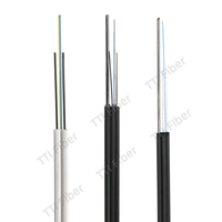 Câble de dérivation extérieur intérieur FTTH GJYXCH G657A G652D 1 2 Core Fiber Home Fibra 1km 2km Câble à fibre optique