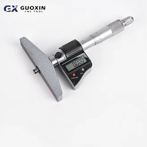 Micrómetro de profundidad digital de 0-25MM, indicador de Dial, calibre <span class=keywords><strong>Vernier</strong></span> digital - Product Image 1