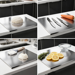 Stainless Steel Rolling Board 1.5MM2MM Non-Stick Food Grade For Kitchen Baking Pastry Prep - Product Image 5