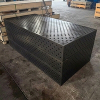 Meisida Nouvelle Station de Soudage Modulaire Flexible 3D Haute Précision, Plateforme de Fixation en Acier Q355 Nitruré au Plasma, Taille Personnalisée pour Soudage