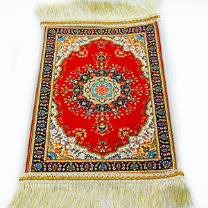 Alfombra de Oración Musulmana YASEEN, Seda de Hielo, Antideslizante, Lavable, Floral, Regalo Turco, Ramadán, Portátil, Uso Doméstico, Camping, Picnic - Product Image 2