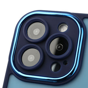 Bord droit classique pour iPhone 14 <span class=keywords><strong>13</strong></span> TPU PC lentille carré étui de téléphone antichoc protecteur couverture arrière accessoires Para cellares - Product Image 3