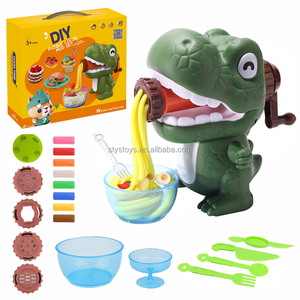<span class=keywords><strong>Pâte</strong></span> <span class=keywords><strong>à</strong></span> <span class=keywords><strong>modeler</strong></span> Dinosaur Noodle Maker Dinosaur Shape Color Plasticine Kit pour <span class=keywords><strong>faire</strong></span> des nouilles - Product Image 1