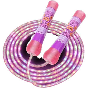 <span class=keywords><strong>Corde</strong></span> à <span class=keywords><strong>sauter</strong></span> lumineuse réglable qui brille dans le noir <span class=keywords><strong>pour</strong></span> perdre du poids, <span class=keywords><strong>corde</strong></span> à <span class=keywords><strong>sauter</strong></span> lumineuse personnalisée avec logo, équipement de sport - Product Image 1