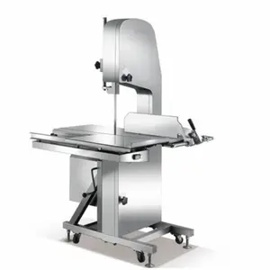 Commercial Butcher Electric Chicken Beef Cow Frozen Bone And Meat Band Saw Cutter Cutting Machine