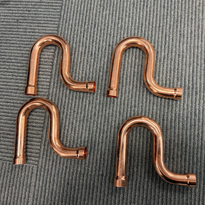 Tuyau en <span class=keywords><strong>cuivre</strong></span> rouge pur à 99,9 %, courbé à 45 degrés ° /90 ° /180 °   Épaisseur des parois personnalisée : 1 mm-10 mm Surface polie/recuite/traquée - Product Image 4