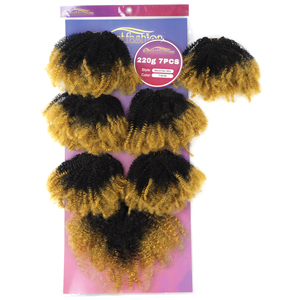 Cheveux synthétiques résistants à <span class=keywords><strong>la</strong></span> chaleur mélangés à des cheveux humains de haute qualité Orientfashion pour femmes - Product Image 5