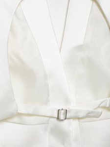 SHENZHU Abbigliamento <span class=keywords><strong>Donna</strong></span> Estate 2026 Nuovo <span class=keywords><strong>Blazer</strong></span> <span class=keywords><strong>Corto</strong></span> Sexy Versatile in Seta Satinata con Schiena Scoperta 1255858 1255468 - Product Image 4