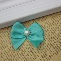 Ruban perlé en polyester de 5 cm (2 po) fait main, décoratif pour emballage de boîtes cadeaux, mariage, fête, coiffure, bricolage, artisanat, fabriqué en Chine