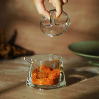 Boîte de rangement pour assaisonnements en acrylique, classique, écologique, transparente, pour sel, sucre, épices, pour la cuisine, conteneur de stockage alimentaire