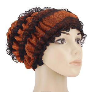 YASEEN Pañuelo islámico de doble capa con encaje suave, ecológico y transpirable, adecuado para todas las estaciones. - Product Image 6