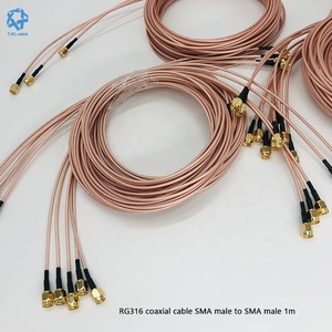 Câble coaxial <span class=keywords><strong>RG316</strong></span> personnalisé avec connecteurs SMA droits/en angle droit, adaptateurs dénudés/MHF1/<span class=keywords><strong>U</strong></span>.FL/N/BNC/TNC/SMB, impédance 50 ohms - Product Image 3