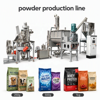 Automatische Stevia Zoetstofpoeder Productielijn Stofvrije Toevoer Vacuümvoeder Bandmenger Schroeftransporteur Verpakkingsmachine