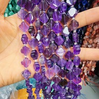 Cuentas de Piedra Natural Preciosa Rara de Alta Calidad AAA, Cuentas de Trébol de Cuatro Hojas, Cristal Energético, Cuentas de Piedra Natural