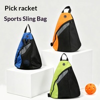 Sac de raquette de pickleball grande capacité, sac bandoulière en Oxford 600D, idéal pour le court, les voyages et les sports de plein air – Vente chaude