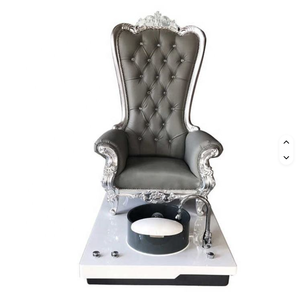 2025 नवीनतम हॉट सेल टॉप ब्लैक एंड सिल्वर स्पा चेयर पेडीक्योर सिंक और रोशनी के साथ 3 साल की वारंटी - Product Image 3