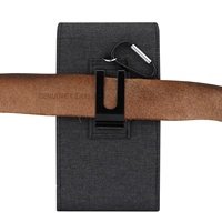 Étui de ceinture en nylon pour téléphone portable, pochette de protection pour iPhone 18 17 16 Pro Max Samsung Galaxy S26 S25 Ultra, sac banane double compartiment