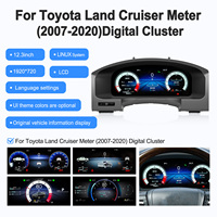NaviHua Upgrade - Tableau de bord numérique LCD pour voiture, compteur de vitesse, écran virtuel Carplay pour Toyota Land Cruiser 2007-2020