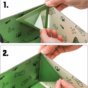 <span class=keywords><strong>Bac</strong></span> à <span class=keywords><strong>litière</strong></span> pour chat en carton jetable personnalisé avec pelle, <span class=keywords><strong>double</strong></span> couche, imperméable, robuste, capacité 15L - Product Image 5
