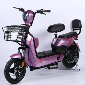 格安 48V 350W 電動スクーター eBike 14インチ 真空タイヤ <span class=keywords><strong>2</strong></span>人乗り 電動アシスト自転車 (大人向け) - Product Image 2
