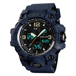 Nouvelle montre sport numérique <span class=keywords><strong>SKMEI</strong></span> <span class=keywords><strong>1155B</strong></span>, grande montre électronique étanche en plastique camouflage, Reloj <span class=keywords><strong>SKMEI</strong></span> - Product Image 3