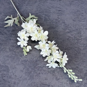 High Quality 2 Branches Delphinium Silk Flowers Wedding Decorative Long Stem Artificial Flowers <strong>Larkspur</strong> for Events Decoration - Product Image 5