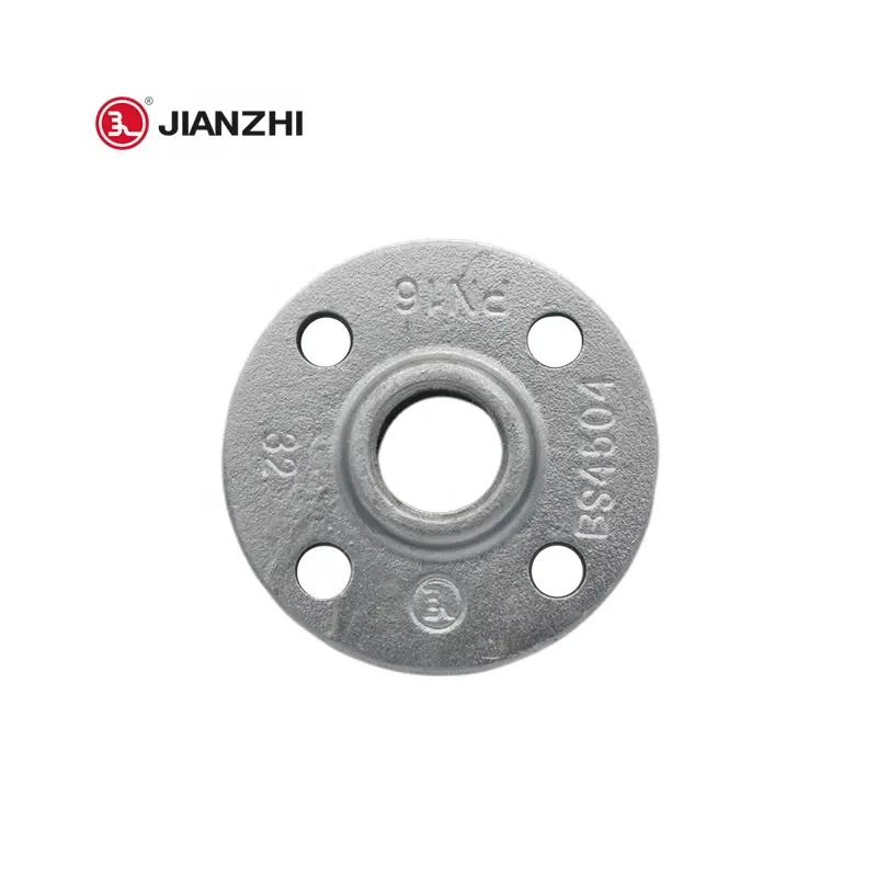 JIANZHI BSPT threaded in stock NO MOQ Malleable Iron GI flange