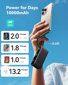 Cargador Portátil <span class=keywords><strong>INIU</strong></span> Todo en Uno, 10000mAh, Ligero, con Enchufe de Pared, Cable Integrado, 30W PD, Ideal para Regalo - Product Image 6