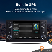 Radio Universal de 7 Pulgadas con 4 Núcleos, GPS, Amplificador, Carplay, Android Auto, Reproductor de DVD para Audi A3 2003-2013